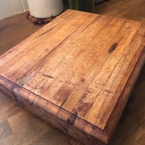 Vintage butcher block cutting board